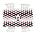 Mustache Print Tablecloth - 58"x102" (Personalized)