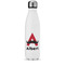 Mustache Print Water Bottle - 17 oz. - Stainless Steel - Full Color Printing (Personalized)