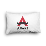 Mustache Print Pillow Case - Graphic (Personalized)