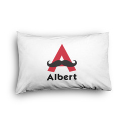 Mustache Print Pillow Case - Toddler - Graphic (Personalized)