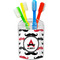 Mustache Print Toothbrush Holder (Personalized)