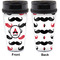 Mustache Print Travel Mug Approval (Personalized)