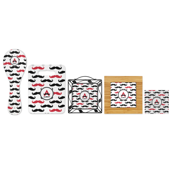 Mustache Print Trivets
