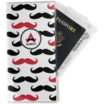 Mustache Print Travel Document Holder