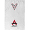 Mustache Print Waffle Towel - Partial Print - Approval Image
