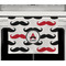 Mustache Print Waffle Weave Towel - Full Color Print - Lifestyle2 Image