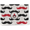 Mustache Print Kitchen Towel - Waffle Weave (Personalized)