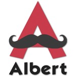 Mustache Print Graphic Decal - Custom Sizes (Personalized)