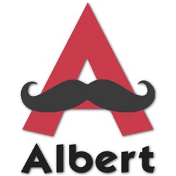 Mustache Print Graphic Decal - Custom Sizes (Personalized)