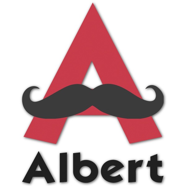 Custom Mustache Print Graphic Decal - Custom Sizes (Personalized)