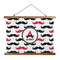 Mustache Print Wall Hanging Tapestry - Landscape - MAIN