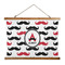 Mustache Print Wall Hanging Tapestry - Wide (Personalized)