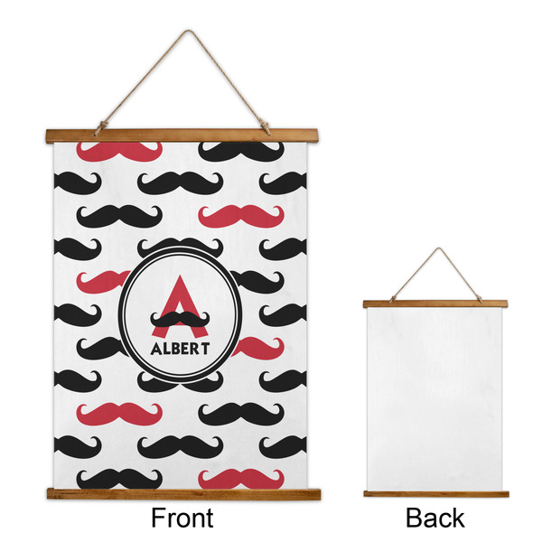 Mustache Print Wall Hanging Tapestry - Portrait - APPROVAL