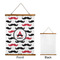 Mustache Print Wall Hanging Tapestry - Portrait - APPROVAL