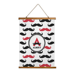Mustache Print Wall Hanging Tapestry (Personalized)