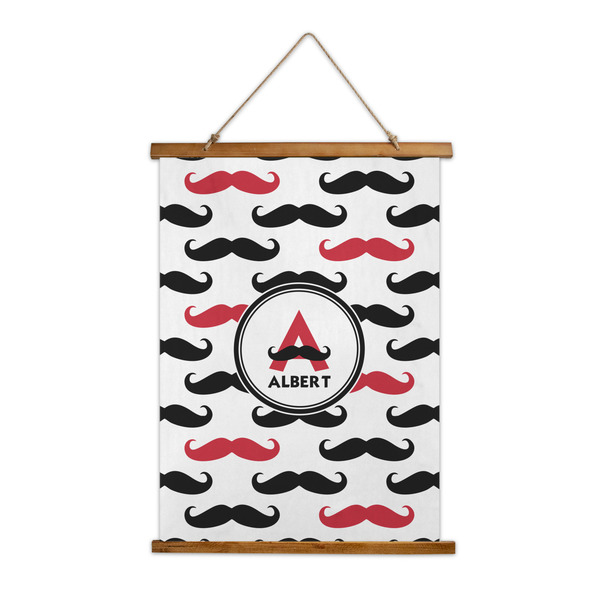 Custom Mustache Print Wall Hanging Tapestry - Tall (Personalized)