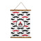 Mustache Print Wall Hanging Tapestry - Portrait - MAIN