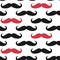 Mustache Print Wallpaper Square