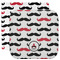 Mustache Print Washcloth / Face Towels