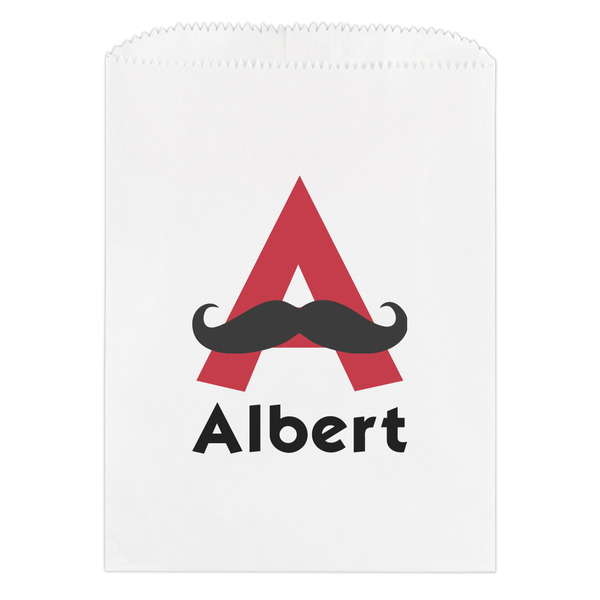 Custom Mustache Print Treat Bag (Personalized)
