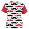 Mustache Print Women's T-shirt Back