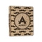 Mustache Print Wood 3-Ring Binder - 1" Half-Letter Size (Personalized)