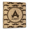 Mustache Print Wood 3-Ring Binder - 1" Letter Size (Personalized)