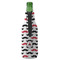 Mustache Print Zipper Bottle Cooler - BACK (bottle)