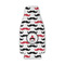 Mustache Print Zipper Bottle Cooler - Set of 4 - FRONT