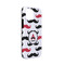 Mustache Print iPhone Case - Rubber Lined - iPhone 13 Mini (Personalized)
