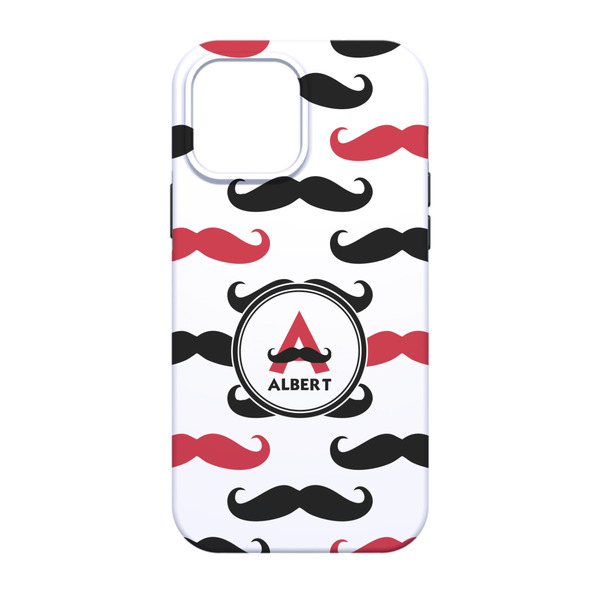 Mustache Print iPhone 13 Tough Case - Back