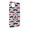 Mustache Print iPhone Case - Rubber Lined - iPhone 14 Plus (Personalized)