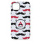 Mustache Print iPhone 14 Plus Tough Case - Back