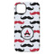 Mustache Print iPhone 14 Pro Max Tough Case - Back
