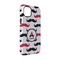 Mustache Print iPhone 14 Tough Case - Angle