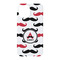 Mustache Print iPhone 15 Case - Back