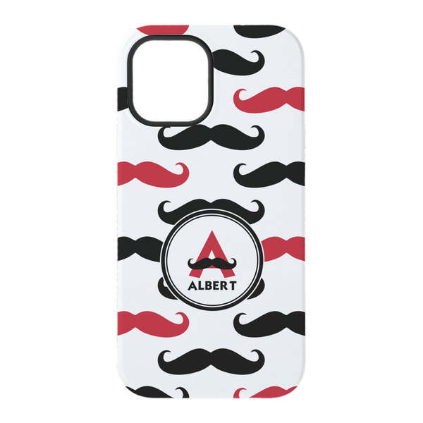 Mustache Print iPhone 15 Pro Tough Case - Back