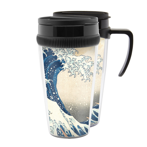 Custom Great Wave off Kanagawa Acrylic Travel Mug