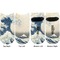 Great Wave off Kanagawa Adult Ankle Socks - Double Pair - Front and Back - Apvl