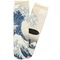 Great Wave off Kanagawa Adult Crew Socks - Single Pair - Front and Back