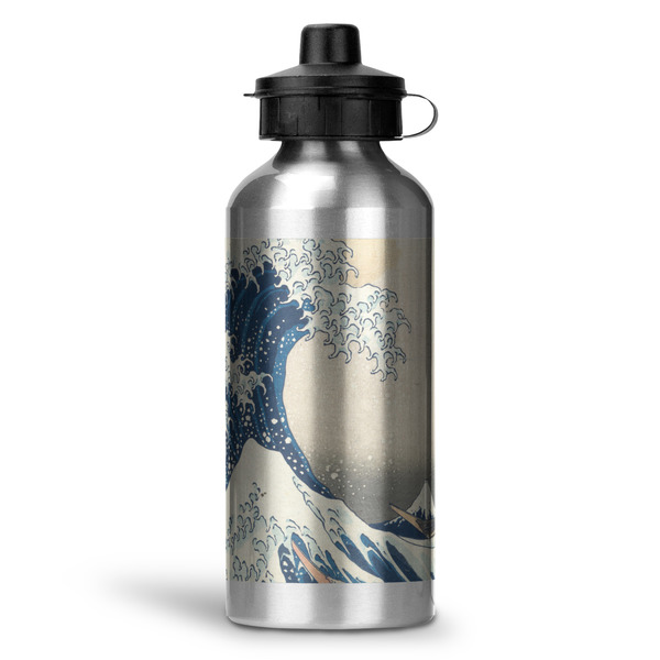 Custom Great Wave off Kanagawa Water Bottle - Aluminum - 20 oz