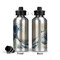 Great Wave off Kanagawa Aluminum Water Bottle - Front and Back