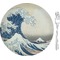 Great Wave off Kanagawa Glass Appetizer / Dessert Plate 8"