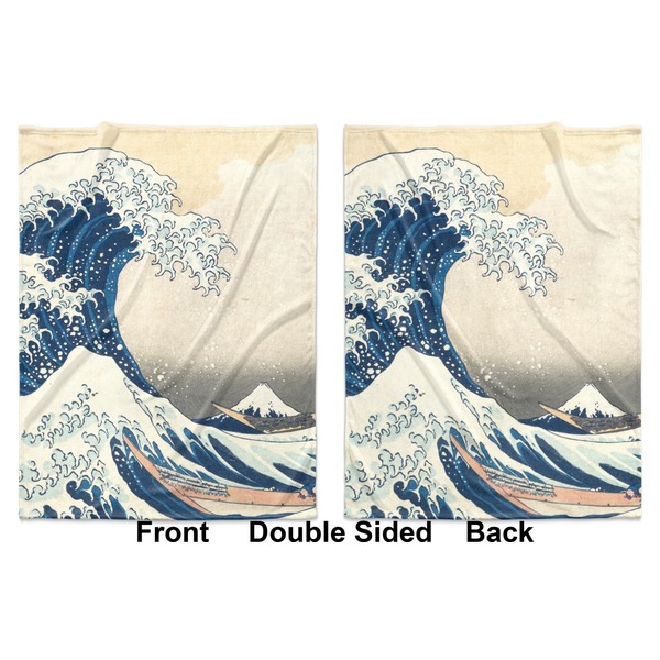 Great Wave off Kanagawa Baby Blanket (Double Sided - Printed Front and Back)