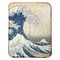 Great Wave off Kanagawa Baby Sherpa Blanket - Flat