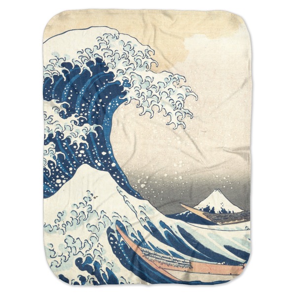 Custom Great Wave off Kanagawa Baby Swaddling Blanket