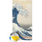 Great Wave off Kanagawa Beach Towel w/ Beach Ball