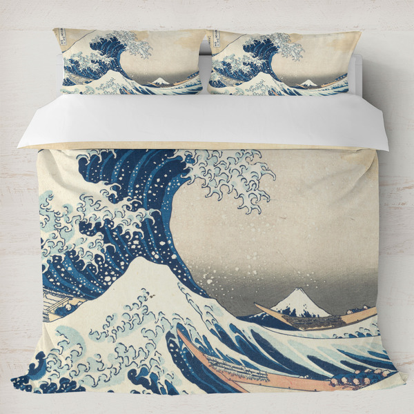 Custom Great Wave off Kanagawa Duvet Cover Set - King