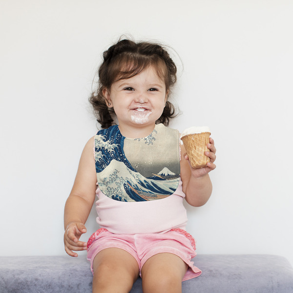 Great Wave off Kanagawa Bib Lifestyle Girl