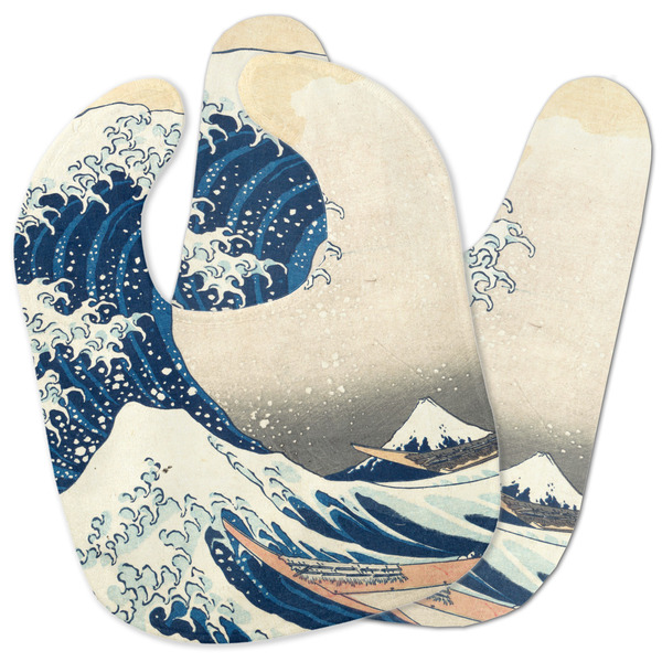Custom Great Wave off Kanagawa Baby Bib